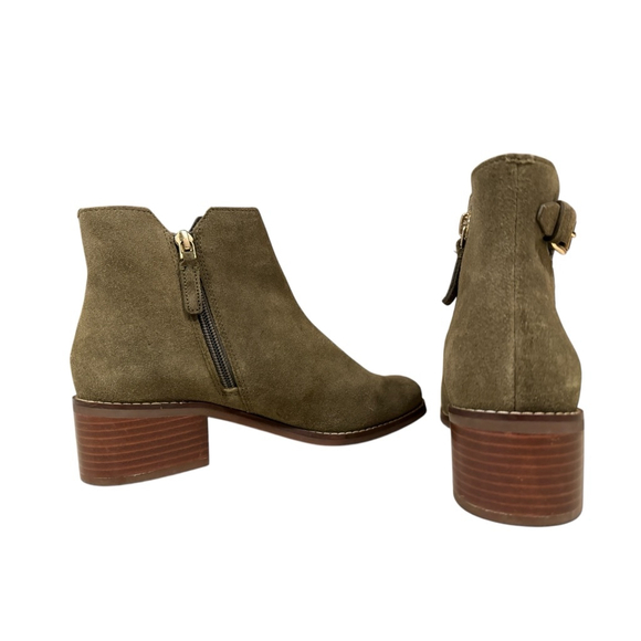 Cole Haan Women's Haidyn Boots Dark Olive Suede Size 6B - Picture 7 of 11